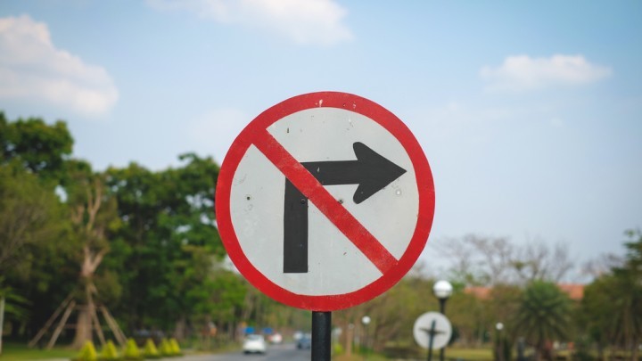 road sign